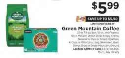 ShopRite Green Mountain Coffee offer