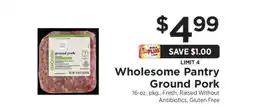 ShopRite Wholesome Pantry Ground Pork offer