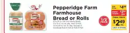ShopRite Pepperidge Farm Farmhouse Bread or Rolls offer