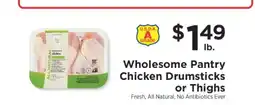 ShopRite Wholesome Pantry Chicken Drumsticks or Thighs offer