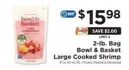 ShopRite Bowl & Basket Large Cooked Shrimp offer