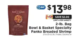 ShopRite Bowl & Basket Specialty Panko Breaded Shrimp offer