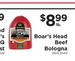 ShopRite Boar's Head Beef Bologna offer