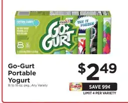 ShopRite GO-GURT Portable Yogurt offer