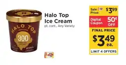 ShopRite Halo Top Ice Cream offer