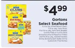 ShopRite Gortons Select Seafood offer