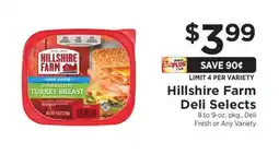 ShopRite Hillshire Farm Deli Selects offer