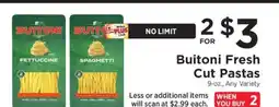 ShopRite Buitoni Fresh Cut Pastas offer