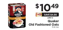 ShopRite Quaker Old Fashioned Oats offer
