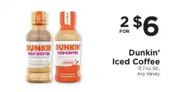 ShopRite Dunkin' Iced Coffee offer