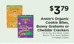ShopRite Annie’s Organic Cookie Bites, Bunny Grahams or Cheddar Crackers offer