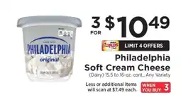 ShopRite Philadelphia Soft Cream Cheese offer