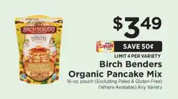 ShopRite Birch Benders Organic Pancake Mix offer