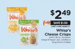 ShopRite Whisp's Cheese Crisps offer