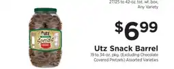 ShopRite Utz Snack Barrel offer