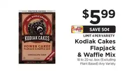 ShopRite Kodiak Cakes Flapjack & Waffle Mix offer