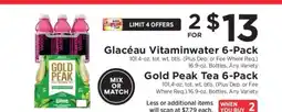 ShopRite Glacéau Vitaminwater 6-Pack offer