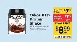 ShopRite Oikos RTD Protein Shake offer
