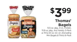 ShopRite Thomas' Bagels offer
