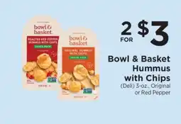 ShopRite Bowl & Basket Hummus with Chips offer