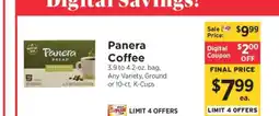 ShopRite Panera Coffee offer