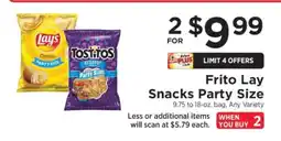 ShopRite Frito Lay Snacks Party Size offer