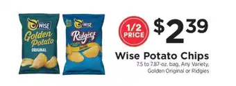 ShopRite Wise Potato Chips offer