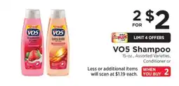 ShopRite VO5 Shampoo offer