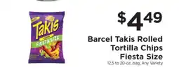 ShopRite Barcel Takis Rolled Tortilla Chips Fiesta Size offer