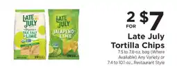 ShopRite Late July Tortilla Chips offer