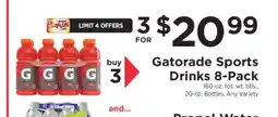 ShopRite Gatorade Sports Drinks 8-Pack offer