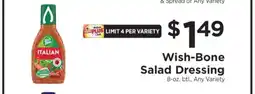ShopRite Wish-Bone Salad Dressing offer