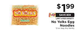 ShopRite No Yolks Egg Noodles offer