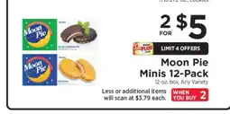 ShopRite Moon Pie Minis 12-Pack offer