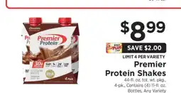 ShopRite Premier Protein Shakes offer