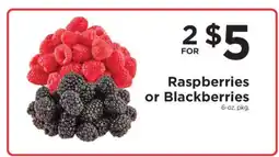 ShopRite Raspberries or Blackberries offer