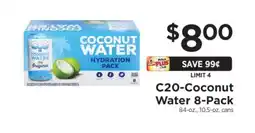 ShopRite C20-Coconut Water 8-Pack offer