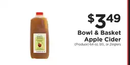 ShopRite Bowl & Basket Apple Cider offer