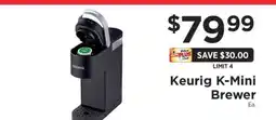 ShopRite Keurig K-Mini Brewer offer