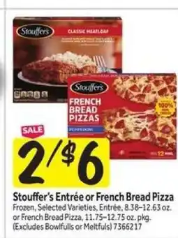 Stop&Shop Stouffer’s Entrée or French Bread Pizza offer