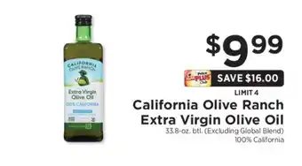 ShopRite California Olive Ranch Extra Virgin Olive Oil offer