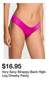 Victoria's Secret Very Sexy Strappy-Back High-Leg Cheeky Panty offer