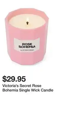 Victoria's Secret Victoria's Secret Rose Bohemia Single Wick Candle offer