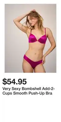 Victoria's Secret Very Sexy Bombshell Add-2-Cups Smooth Push-Up Bra offer