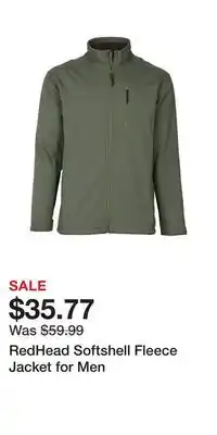 Cabela's RedHead Softshell Fleece Jacket for Men offer