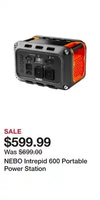 Cabela's NEBO Intrepid 600 Portable Power Station offer