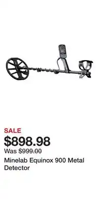 Cabela's Minelab Equinox 900 Metal Detector offer