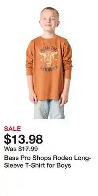 Cabela's Bass Pro Shops Rodeo Long-Sleeve T-Shirt for Boys offer