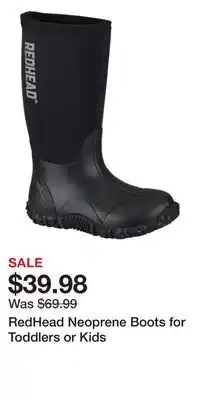 Cabela's RedHead Neoprene Boots for Toddlers or Kids offer