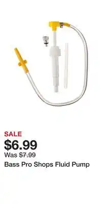 Cabela's Bass Pro Shops Fluid Pump offer
